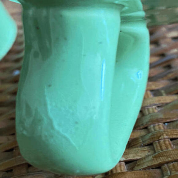 3 Small Cups and Pitcher Green Speckled - Picture 11 of 12